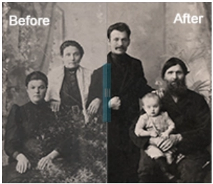 Photo Restoration using Photoshop